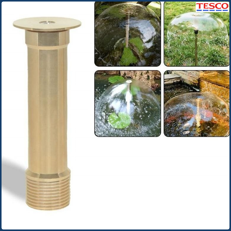 Fountain Pond Nozzle 1/2" 3/4" Kepala Nozzle Sprinkler Adjustable Bahan Kuningan Nosel Air Mancur Ko