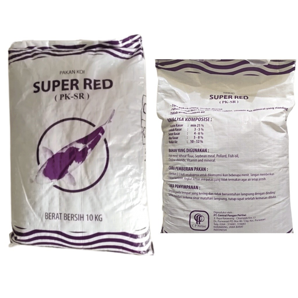 PK 5mm 10Kg Pakan Ikan Koi Pelet Pakan Ikan CP Karungan 10 Kg