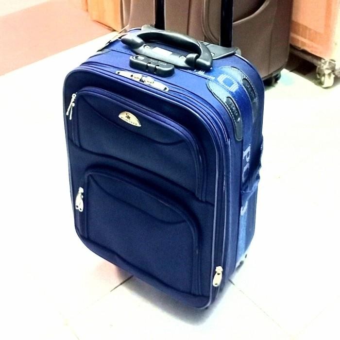 koper 22 inci dan 18 inci Polo bahan kanvas - Biru 22 inci - Biru 22 inci