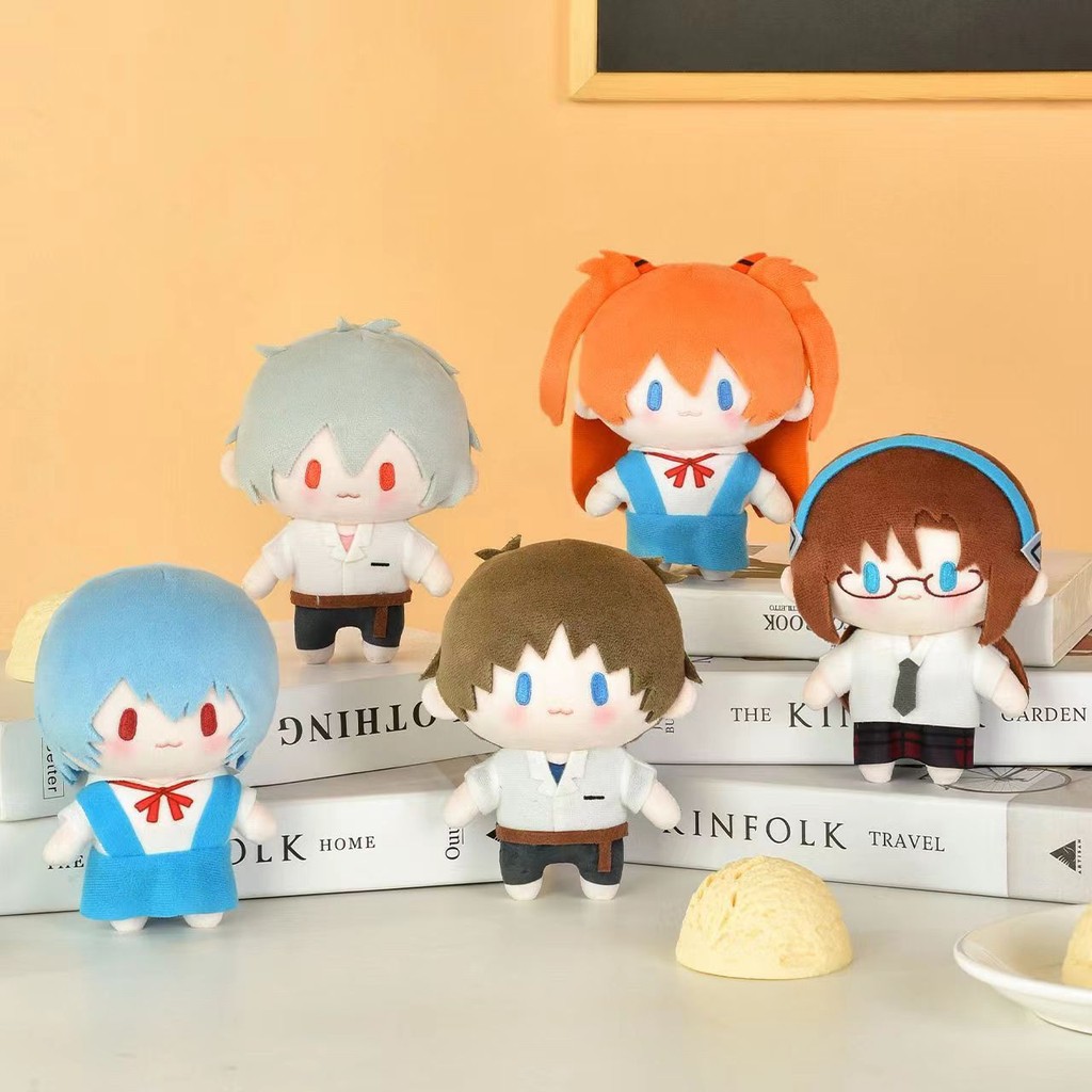 New BENOE Eva Cuter Series Plush Doll Asuka Langley Soryu Ayanami Rei Q Version Ikari Shinji Girl Pl