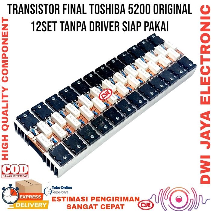 Transistor Final Toshiba 5200 Original Lot 714 12SET Tanpa Driver CVJA
