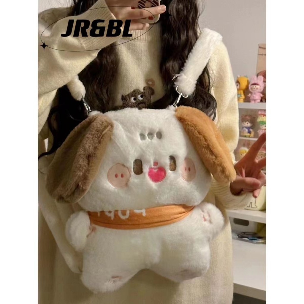 Anak anjing ransel boneka boneka lucu, ransel boneka berkapasitas besar