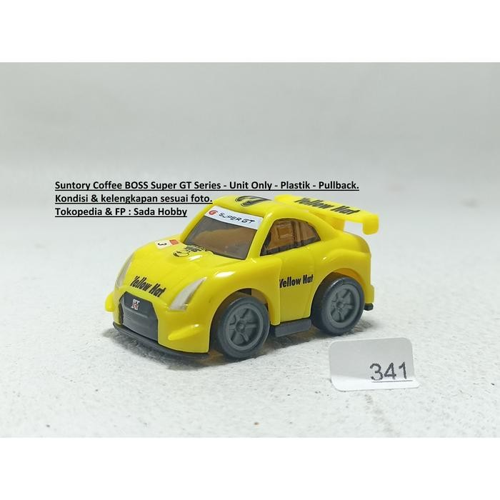 HW  Suntory Coffe BOSS Nissan Skyline GT R32 Yellow Hat Pullback Choro Unit Only