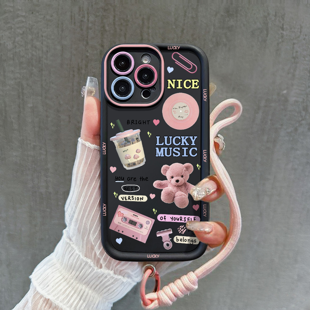 Casing HP Untuk iPhone 16 11 12 13 14 15 pro xs XR 14 plus pro max 7 8 6 7+ 8+ 6+ Xs Max Gambar Tedd