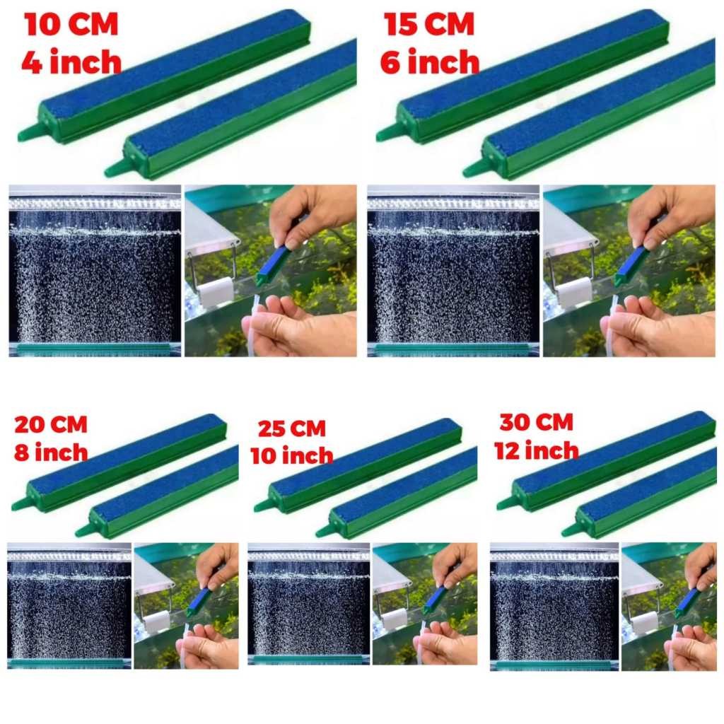 Batu Aerator BALOK 4 Inch 6 Inch 8 Inch 10 Inch 12 Inch Bubble Air Stone Persegi Panjang Gelembung U