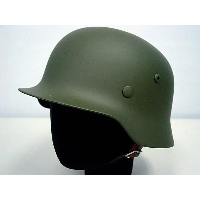 WW2  Elite Wh  M35 M1935 Steel Helmet Stahlhelm Green Grey Black Hunting Hiking Safety Protection