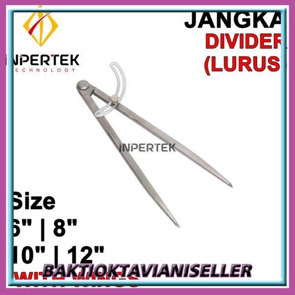 Jangka Besi 12 Jangka Lurus Jangka Bubut 12 Wing Compass Caliper 12 23