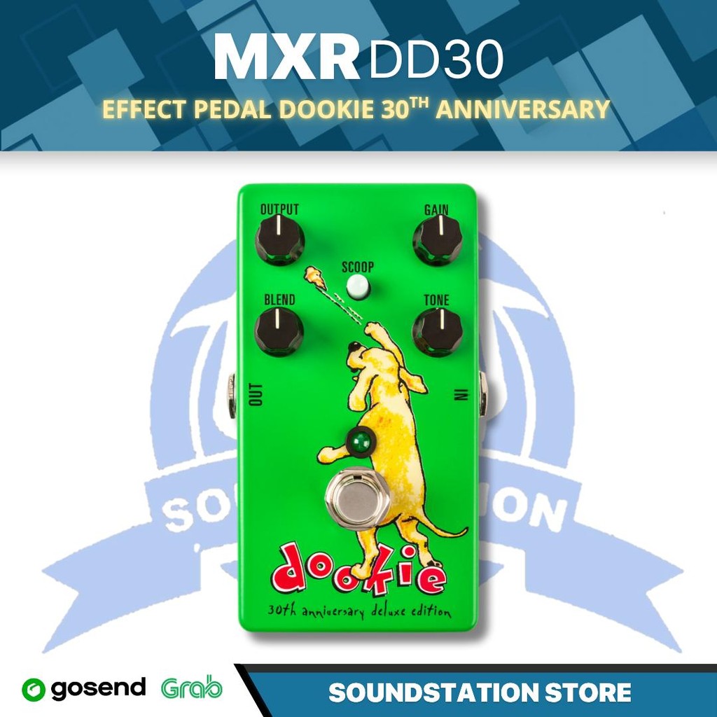 MXR DD30 30th Anniversary Deluxe Edition Green Day Dookie Drive Guitar Pedal - Efek Pedal