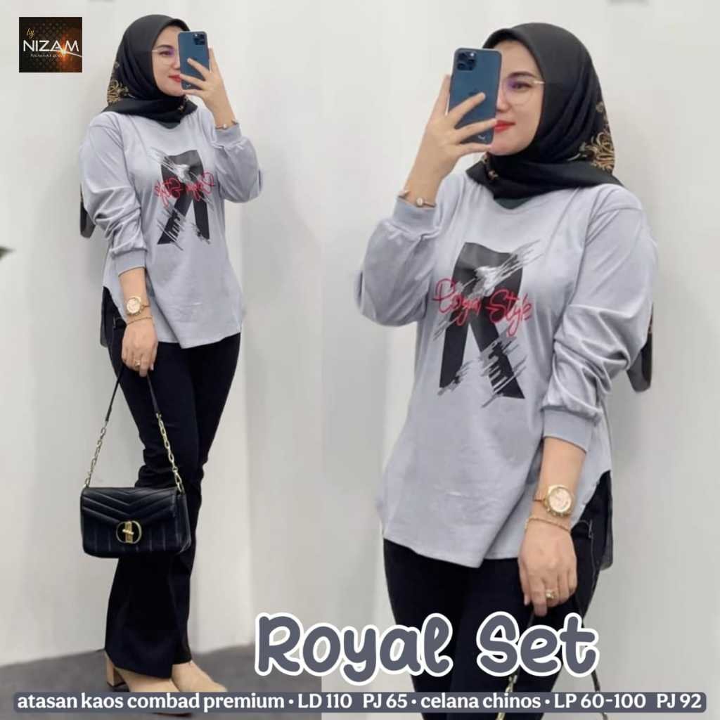 Fashion Wanita HQ  ROYAL SET From NIzAM