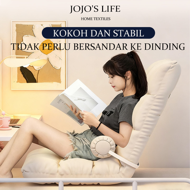 WOLDANSHOP 【TERBARU】 Kursi Sofa Lesehan Lipat Kursi Lesehan Lipat Jumbo Kursi Lantai Minimalis