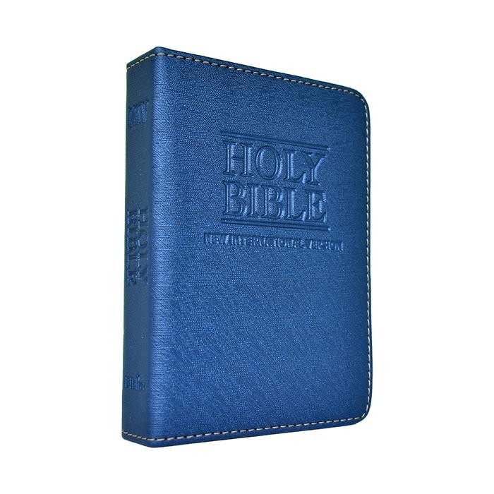Alkitab Kristen Bahasa Inggris 034 054 TI NIV Bible Compact Buku Kitab Suci Protestan English - Biru
