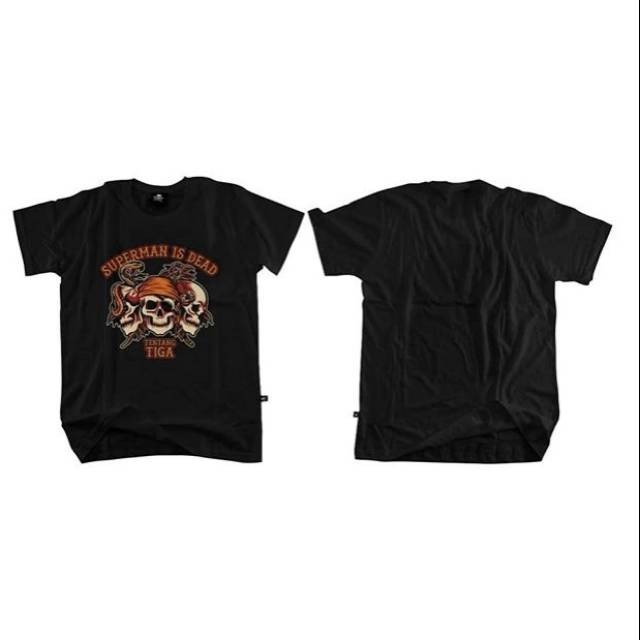(COD) KAOS SID MERCH TENTANG TIGA / SUPERMAN IS DEAD / MERCHANDISE BAND
