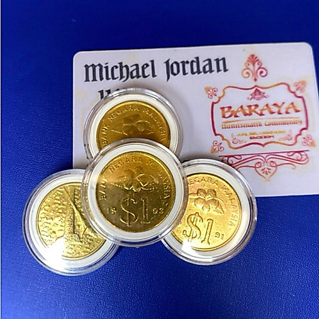 koin kuno 1 ringgit keris