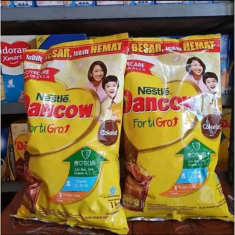 DANCOW Coklat 1kg / Dancow Instant 1kg - Susu Dancow Fortigro  Dancow 1 kg