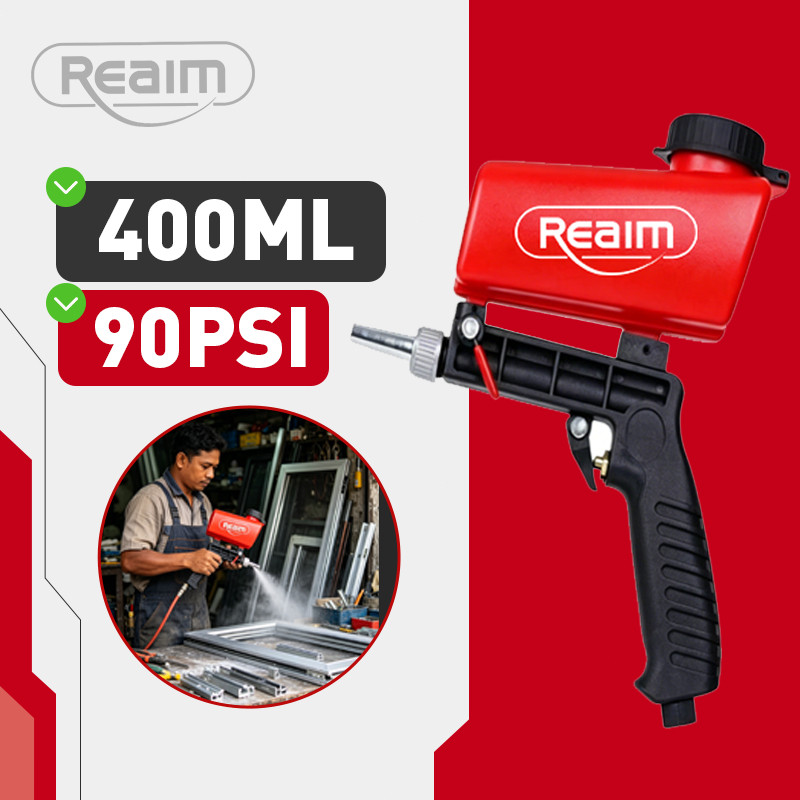 YONA.ID Reaim Sand Blaster Gravity Pneumatic Gun 90 PSI