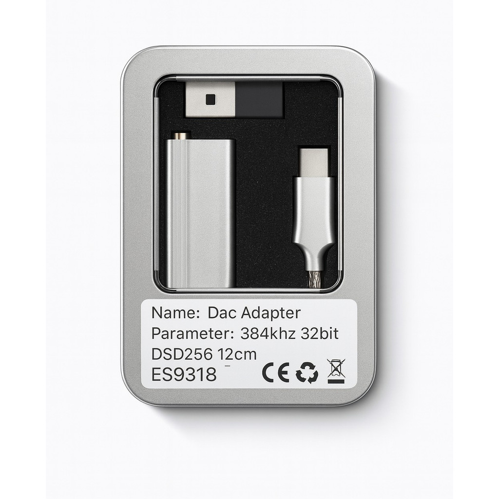 8Core CopperSilver USBC DAC, ES9318 130dB SNR, WinterReady for AndroidiPhone