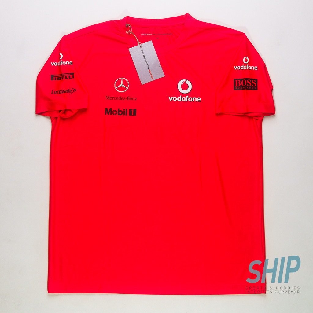 2011 MCLAREN VICTORY TEAM TEE F1 formula 1 lewis hamilton jenson button kaos kaus original t-shirt