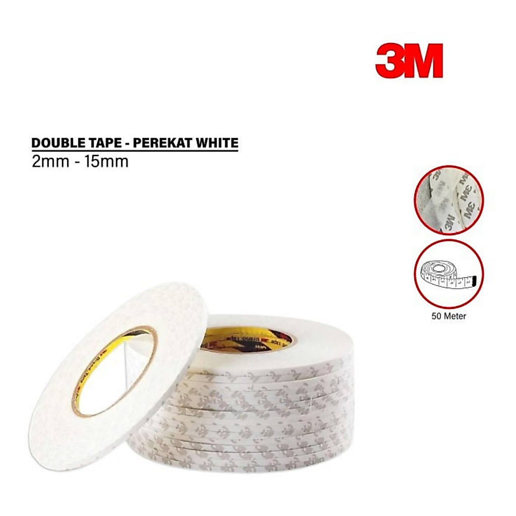 3M Double tape Putih Transparan Perekat double side tape Lem LCD Touchscreen Lem Adhesive Original