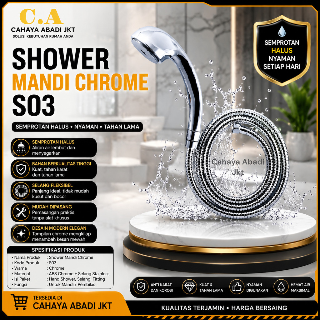 HAND SHOWER | SHOWER MANDI CHROME KRANZ