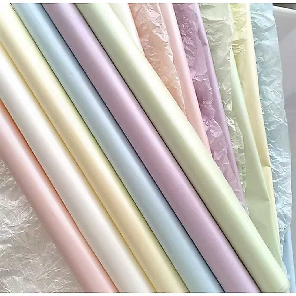 KERTAS BUKET PEARL/KOREAN WRAPPING PAPER / KERTAS CELLOPINE / BAHAN BUKET / PERLENGKAPAN BUKET / BAH