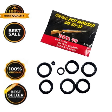 Seal oring set mouser od 28-32 NBR70 berkualitas
