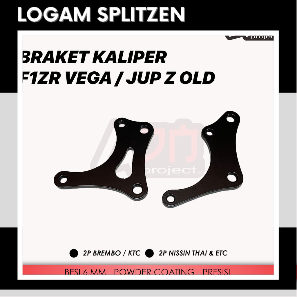 Bracket Braket Kaliper Brembo 2p F1ZR Vega  / Jupiter Z Old 260 300 Breket Kaliper Cakram
