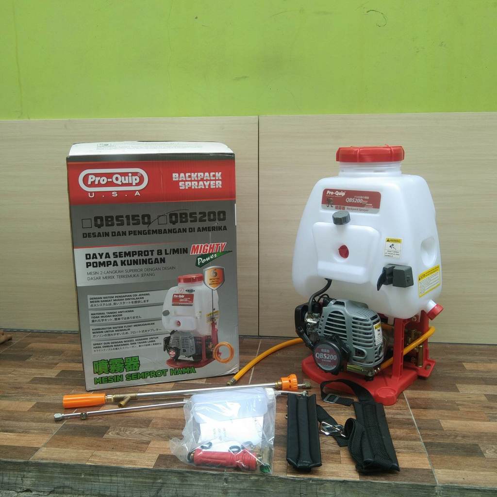 Mesin Semprot Pertanian 20 Liter 2 Tak Pro-Quip QBS200 / Mesin Semprot Hama 2 Tak 20 Liter Pro-Quip 