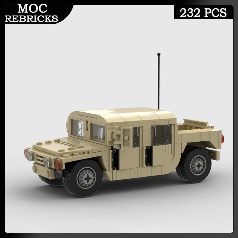 WW II Military s Land Force Pick Humvee Car Personnel Carrier Building Block Vehicles Educational To
