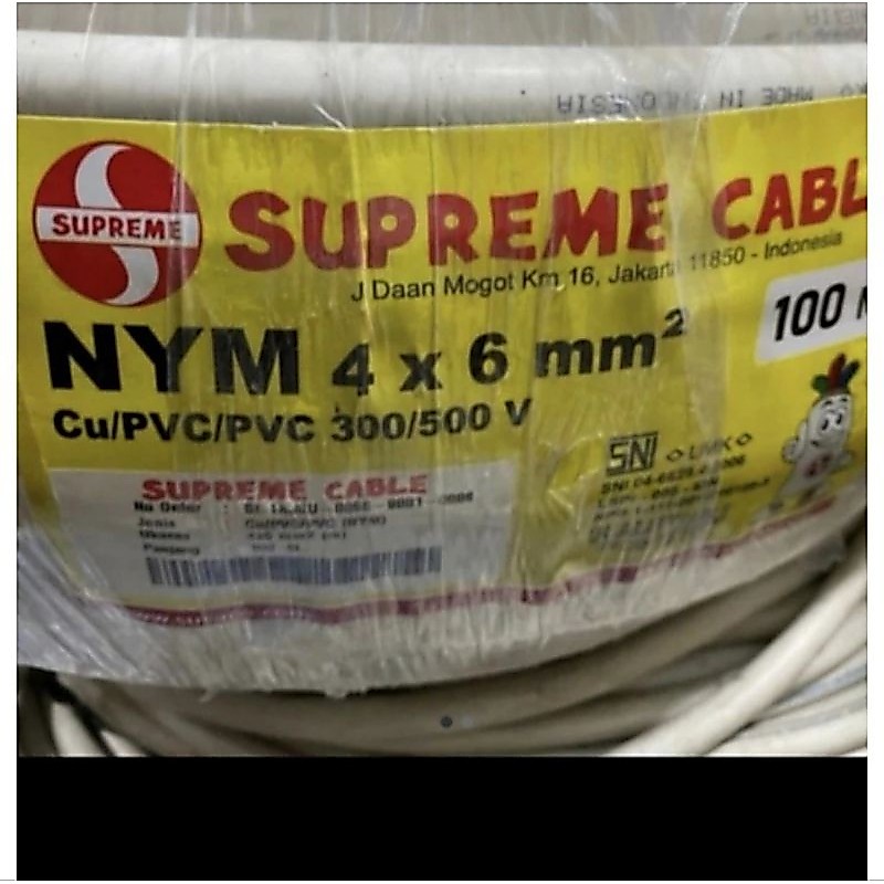 kabel Listrik NYM 4x6mm 4x6mm Supreme