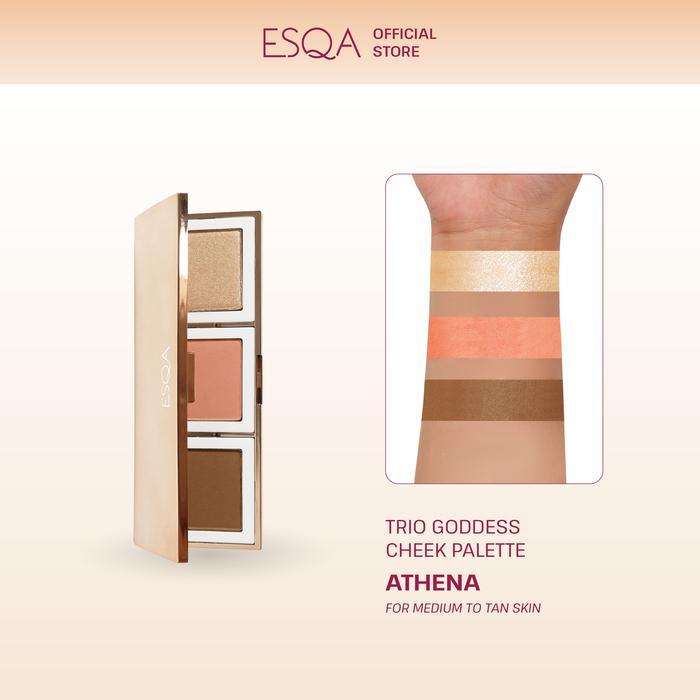 ESQA Trio Goddess Cheek Palette - Athena