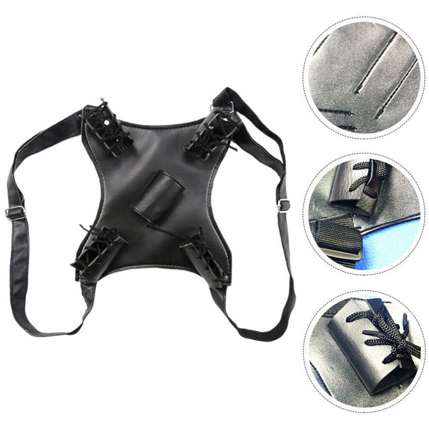 Body Belt Harness Cosplay Adjustable Sabuk Katana Single Double Holder Fashion Kostum Unisex Dewasa