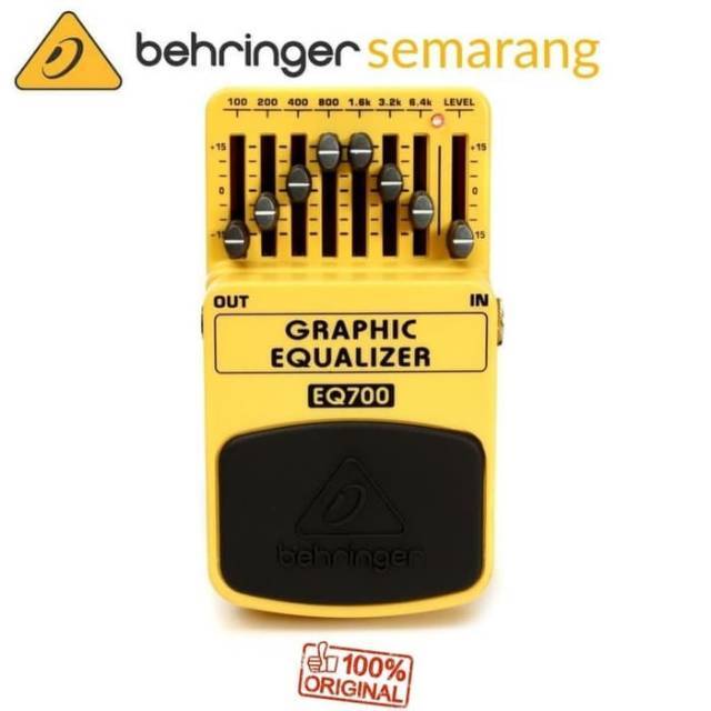 Behringer EQ700 / EQ 700 Graphic Equaliser Efek Gitar Pedal Stomp Box