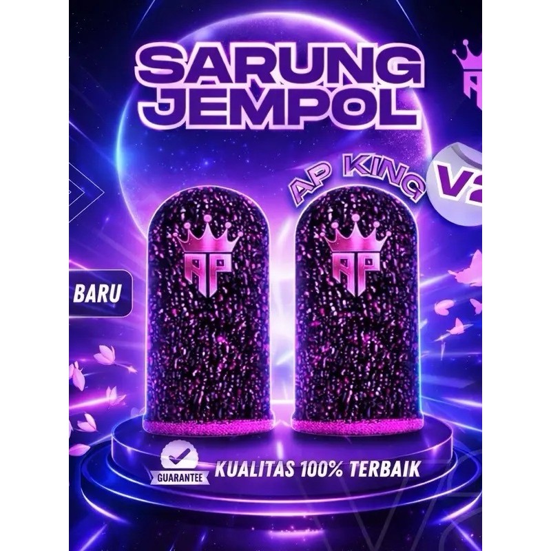Sarung jempol gaming AP king sarung jempol ff/menyerap keringat responsif