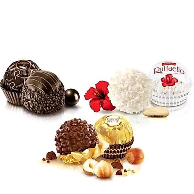 Ferrero Rocher Mix 3 Rasa T 15 T 24 Chocolate Eropa
