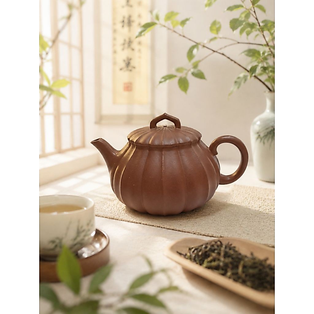 TeaPot YiXing Model Labu/TeaPot YiXing Bunga Teratai