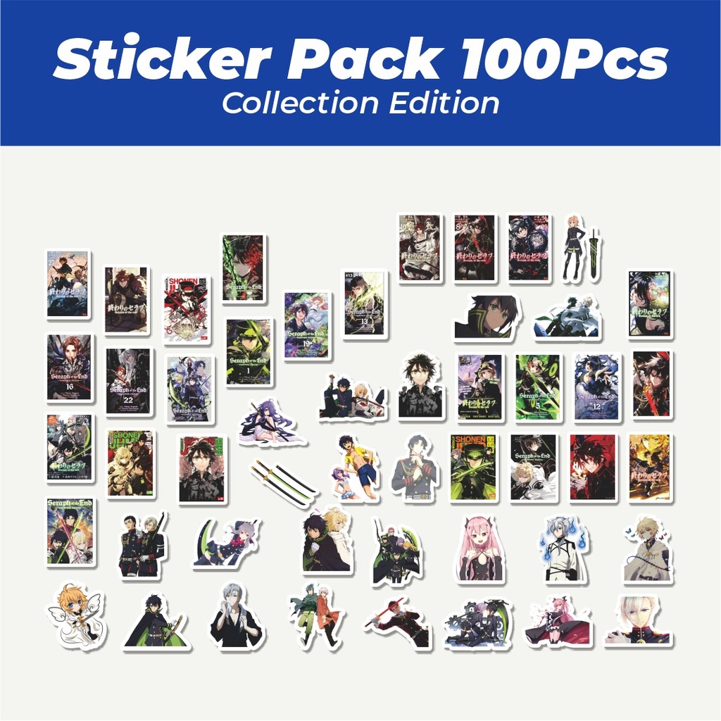 

Hot Stiker Anime Seraph of the End Char Mix 4 Lucu Anti Air Stikers Berperekat Waterproof Sticker Decal Buat Motor Helm Buku Journal Koper Casing HP Laptop Botol Minum