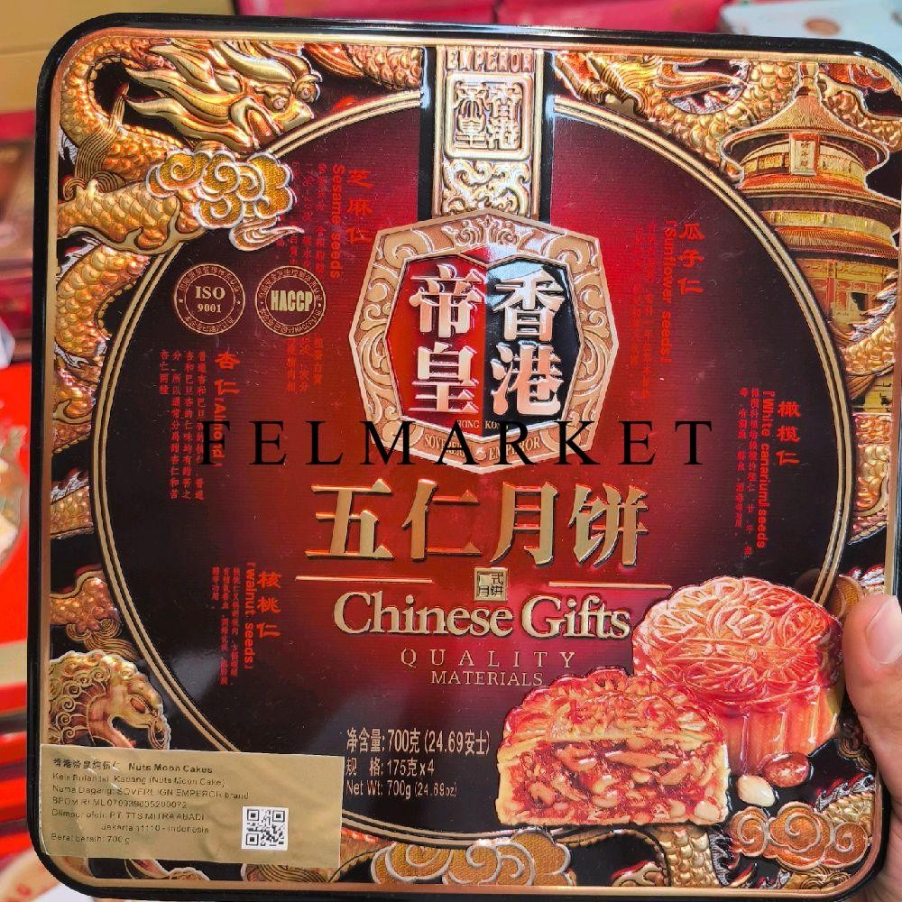 

Kue Bulan Hong Kong Nuts Moon Cakes / Kue Bulan Isi Kacang / Mooncake / Box