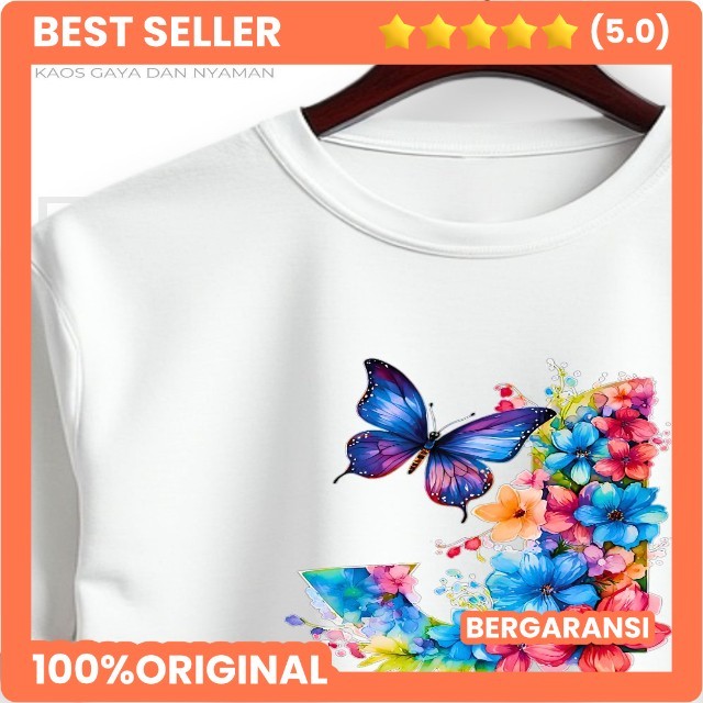 ABJAD-J - Baju Kaos Abjad Alphabet Huruf J Wanita | Baju Kaos Lengan Pendek Katun Asli Inisial Huruf