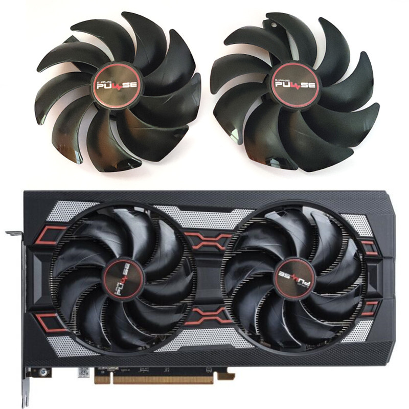 NEW 95MM 6PIN FD10015M12D DC12V RX 5700 XT GPU Fan，For Sapphire RX 5500 5600 5700 XT PULSE Video Car
