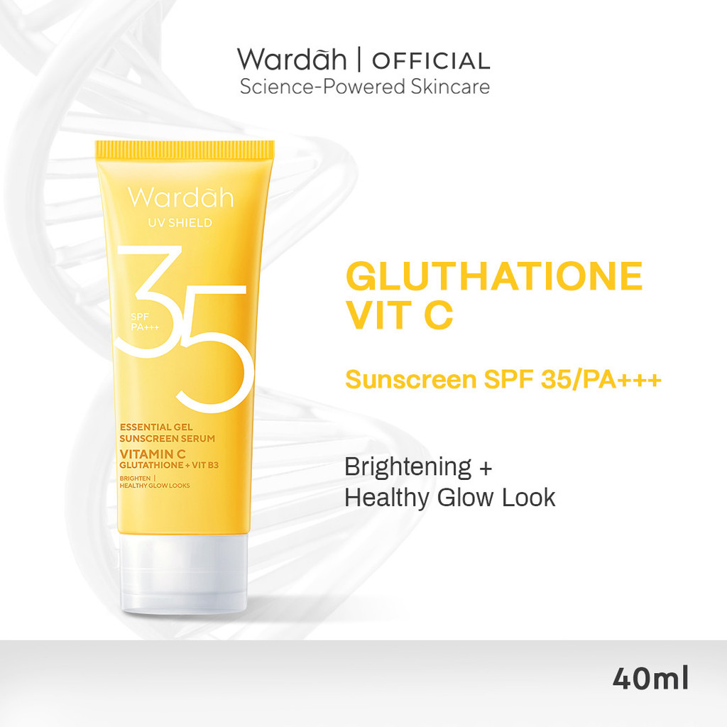 [Gift Not For Sale] Wardah UV Shield Essential Gel Sunscreen Serum SPF 35 PA+++ 40 ml