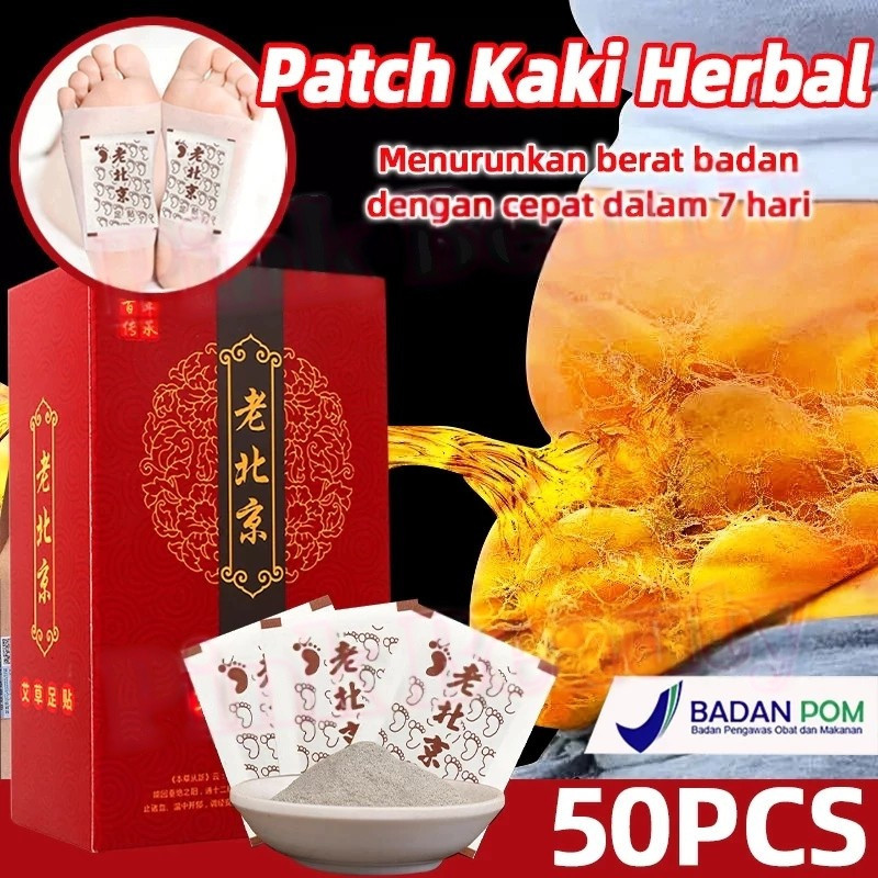 Koyo Kaki Detox 50pcs Lao Bei Jing Kaki Detox Mugwort Koyo Kaki Cina Tempel Tahan 8 Jam