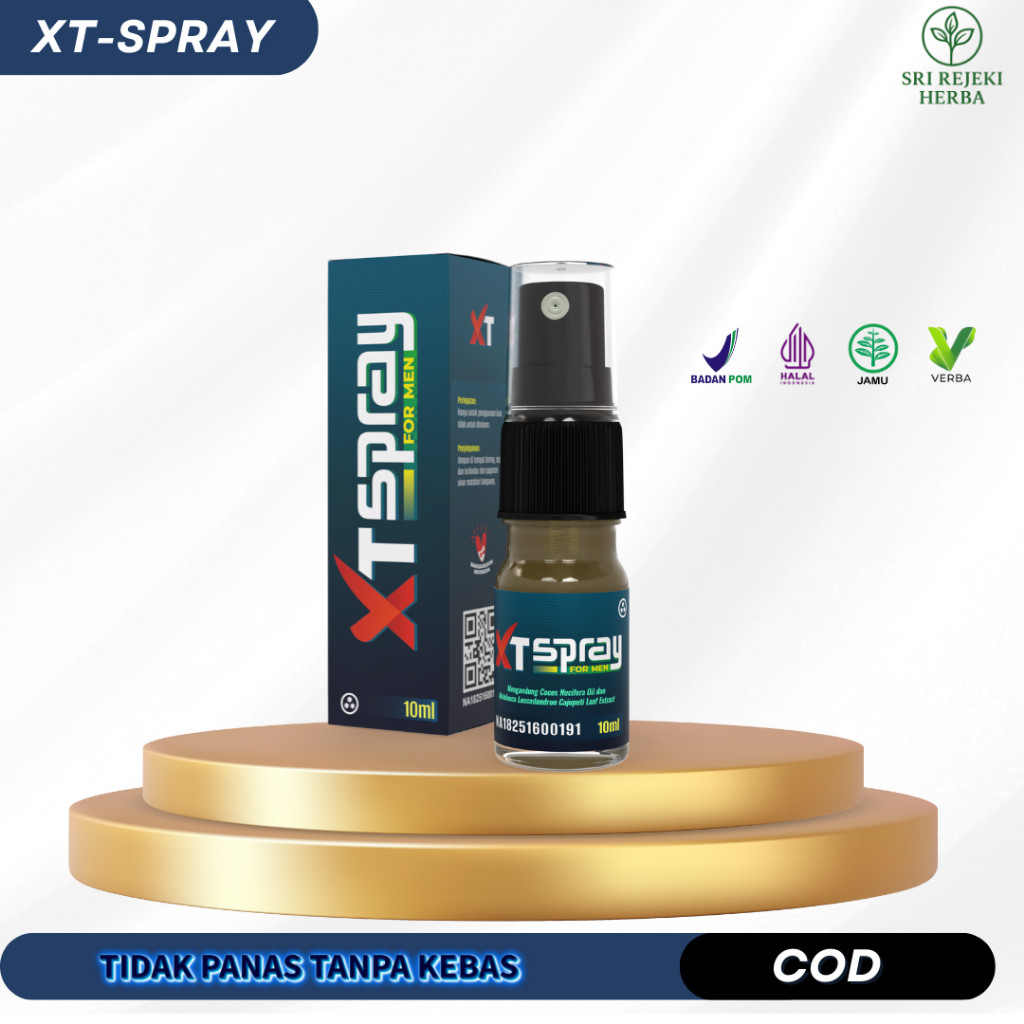 XT SPRAY minyak tahan lama anti kebas magic oil pria bpom