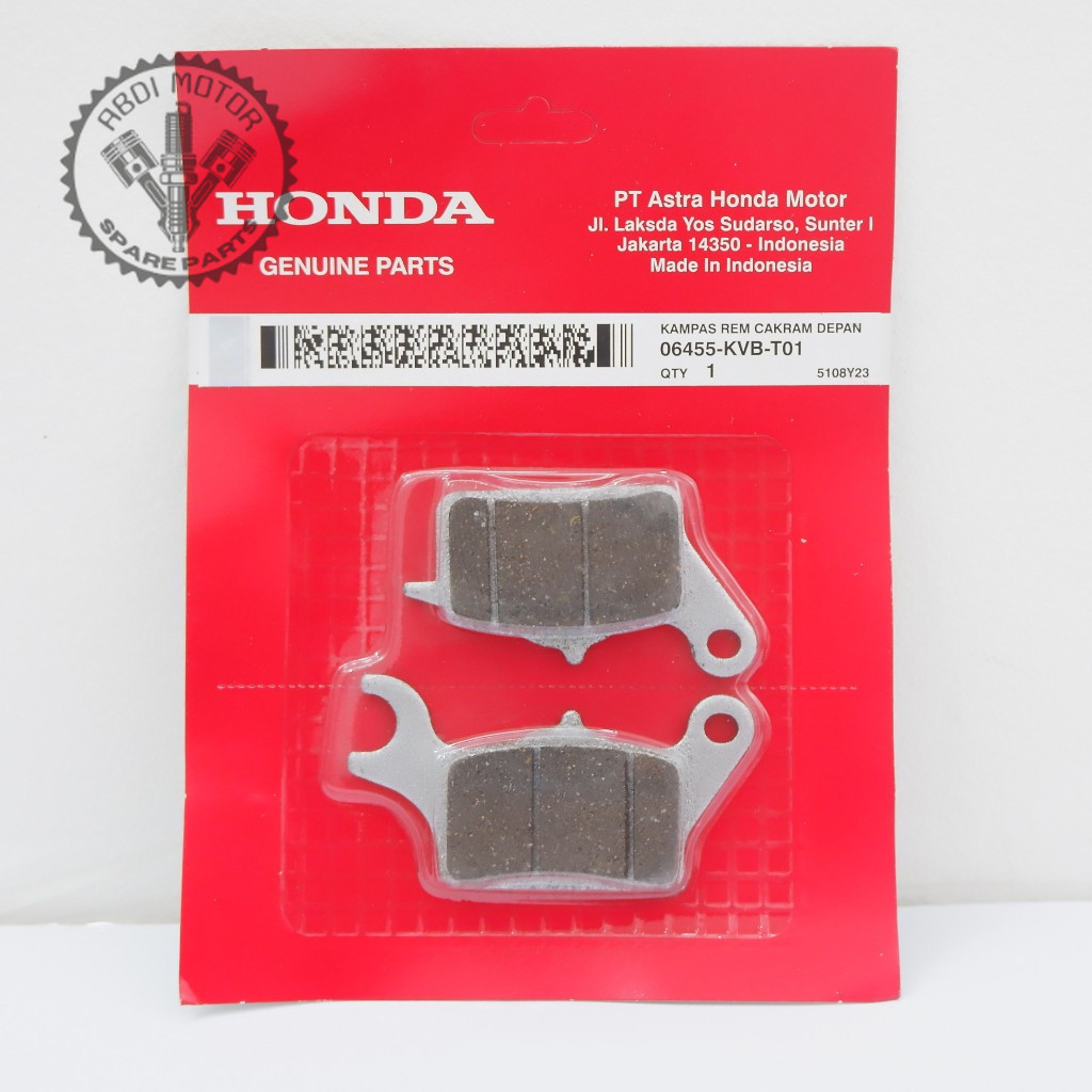Kampas Rem Depan ORI AHM Honda Beat fi / Scoopy / Vario 125 KVB MOTOR