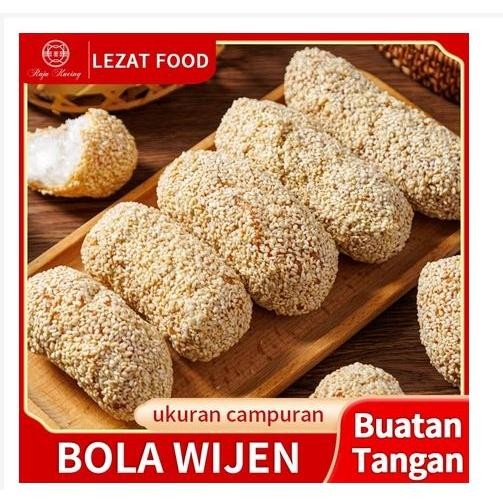 

Kue wijen buatan tangan yang sangat lezat, renyah dan lezat, cocok untuk segala usia 500g - 500gr campur