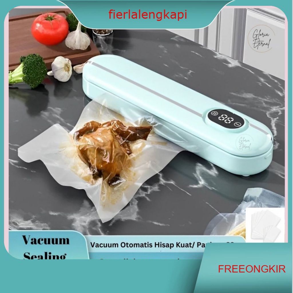 Vacuum Sealer Food / Alat Mesin Pengemas Makanan Frozen / Mesin Press Makanan Termurah
