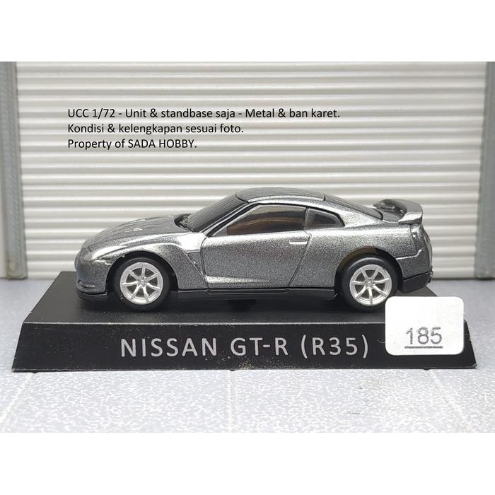 Diecast UCC 1/72 Nissan Skyline GT-R R35 Grey