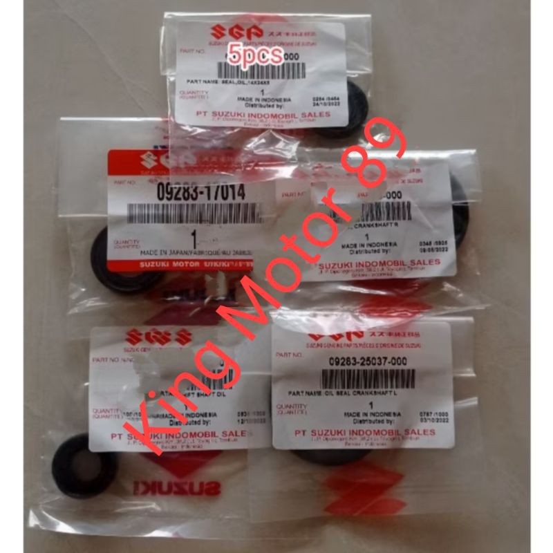 Seal sil mesin kruk as gear slah operan rc 110 100 tornado original Suzuki