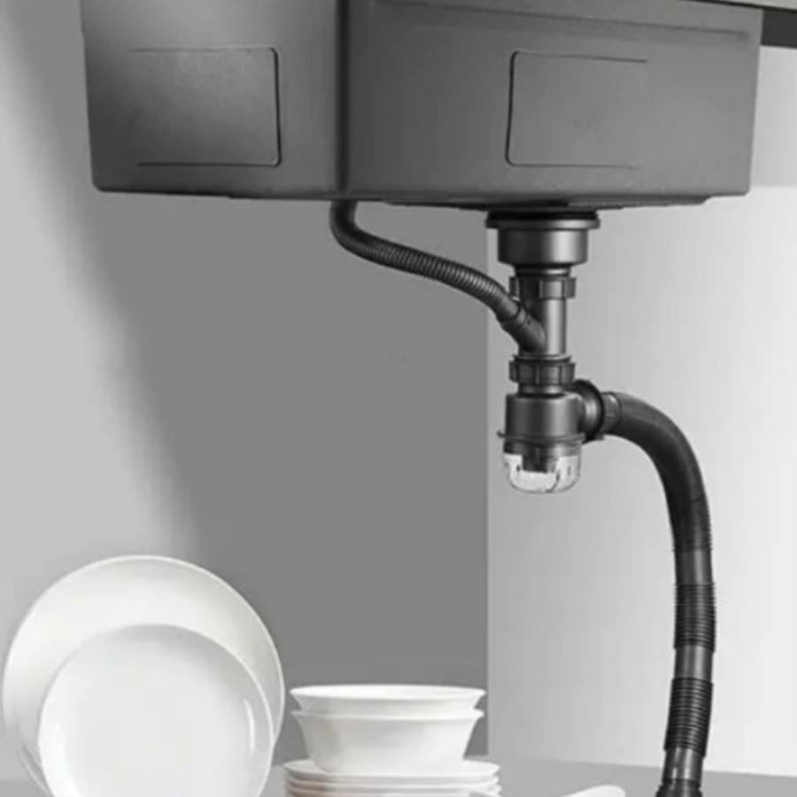 

Selang Pembuangan Bak Cuci Piring Single Model Botol Over Flow