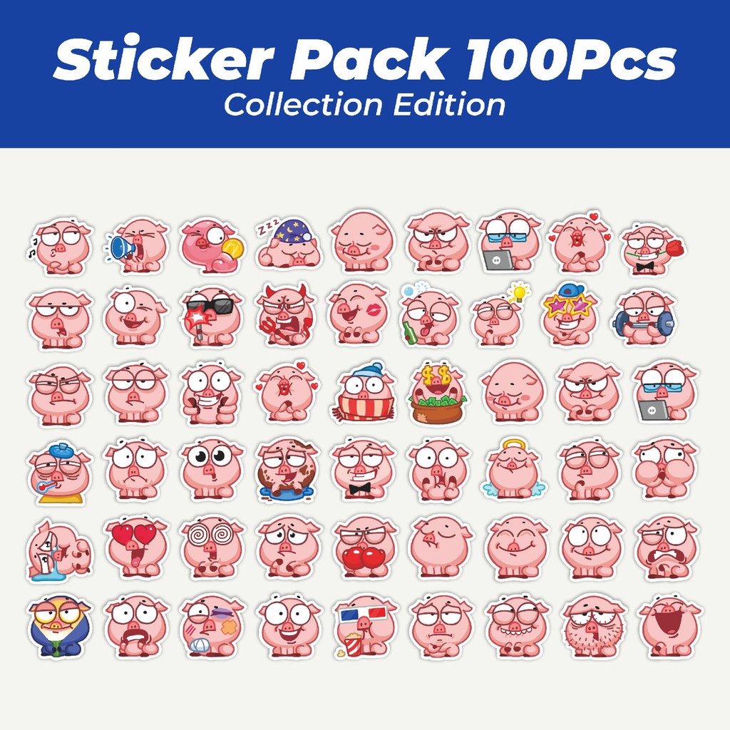 

Hot Stiker Winky The Pig Funny Character Lucu Anti Air Stikers Berperekat Waterproof Sticker Decal Buat Motor Helm Buku Journal Koper Casing HP Laptop Botol Minum