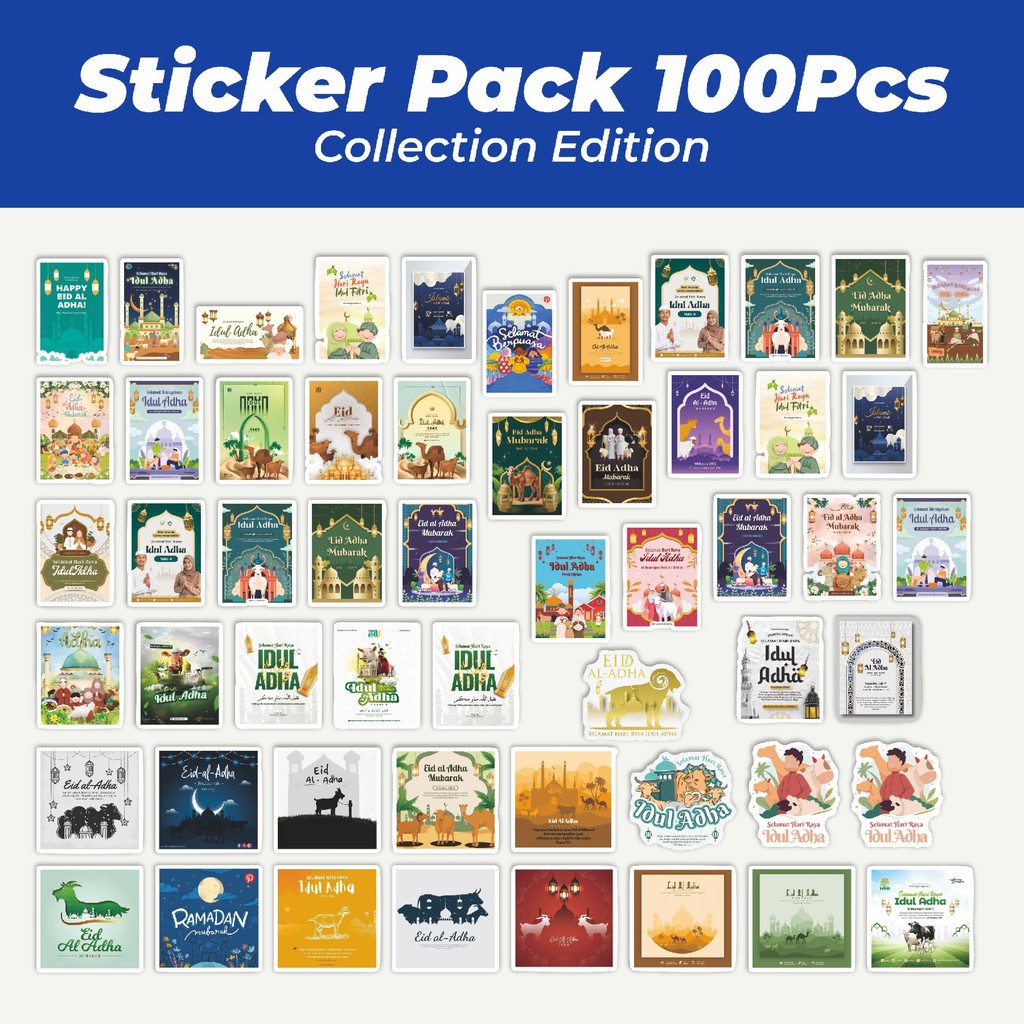 

Hot Stiker Tema Idul Adha V3 Lucu Anti Air Stikers Berperekat Waterproof Sticker Decal Buat Motor Helm Buku Journal Koper Casing HP Laptop Botol Minum